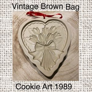Vintage 1989 Brown Bag Cookie Art Mold